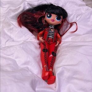 LOL Surprise Rocker Doll with Red and Black Outfit